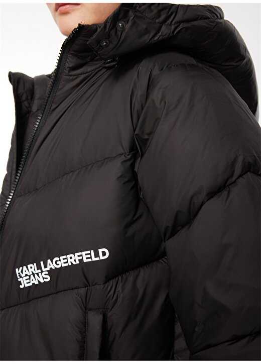 Karl Lagerfeld Jeans Siyah Kadın Mont 235J1552 4