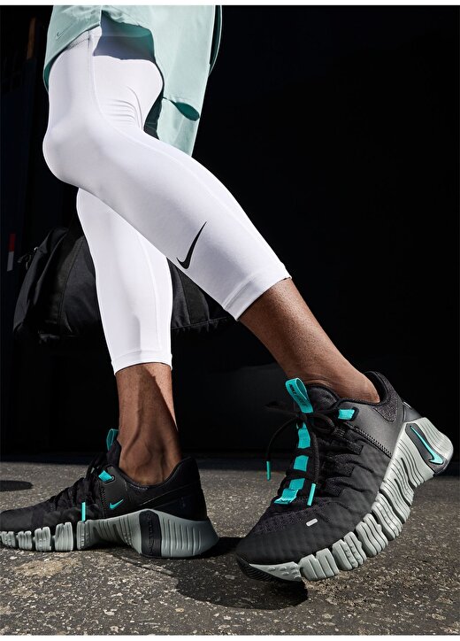 Nike Siyah - Gri - Gümüş Erkek Training Ayakkabısı DV3949-004- FREE METCON 5 3