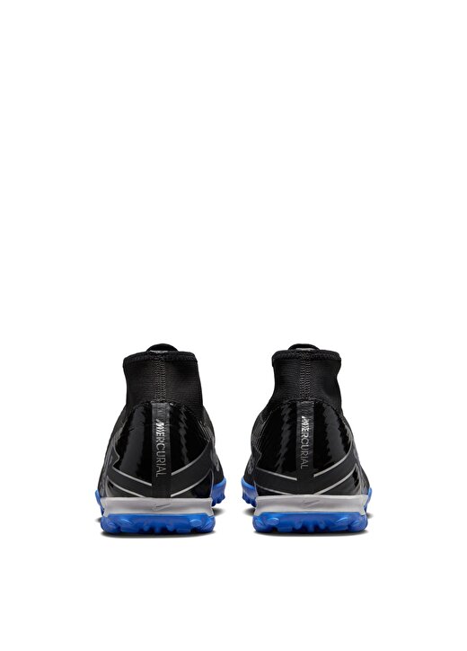 Nike Siyah - Gri - Gümüş Erkek Halı Saha Ayakkabısı DJ5629-040-ZOOM SUPERFLY 9 ACADEMY 4