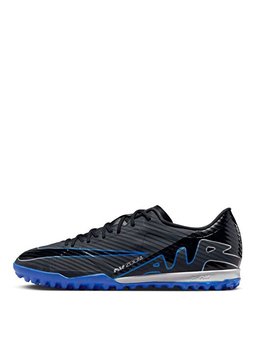 Nike Siyah - Gri - Gümüş Erkek Halı Saha Ayakkabısı DJ5635-040-ZOOM VAPOR 15 ACADEMY TF 2