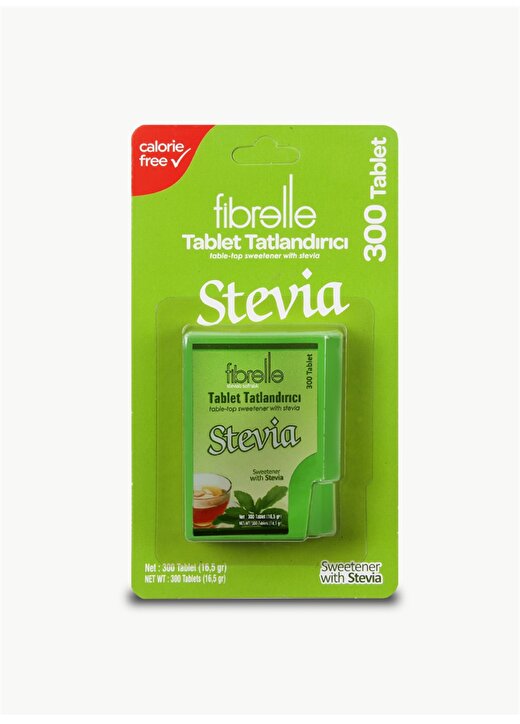 Fibrelle Stevialı Tablet Tatlandırıcı 1