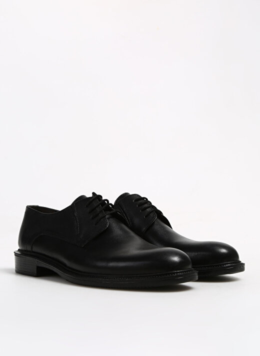 F By Fabrika Siyah Erkek Deri Klasik Ayakkabı MATEO  2