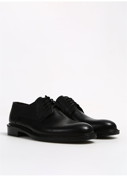 F By Fabrika Siyah Erkek Deri Klasik Ayakkabı MATEO 2