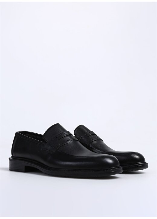 F By Fabrika Siyah Erkek Deri Klasik Ayakkabı TURLO 2