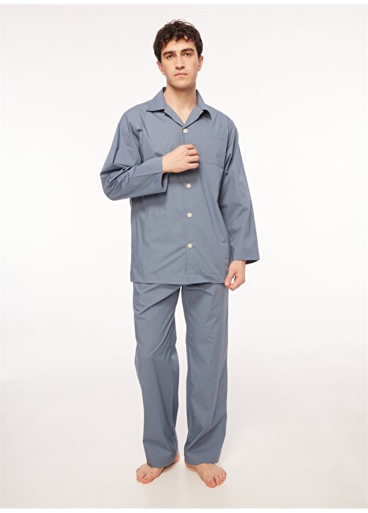 The Don Antrasit Erkek Pijama Takımı TDNPJM001110 1