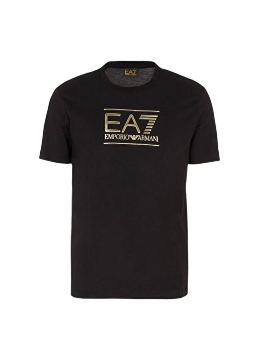 EA7 Bisiklet Yaka Siyah Erkek T-Shirt 6RPT19PJM9Z1200 2