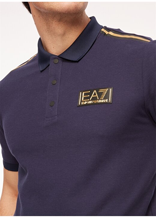 EA7 Lacivert Erkek Polo T-Shirt 6RPF10PJRYZ1554 4