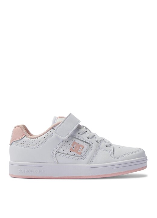 Dc Beyaz - Pembe Kız Çocuk Deri + Tekstil Yürüyüş Ayakkabısı ADGS100100 1