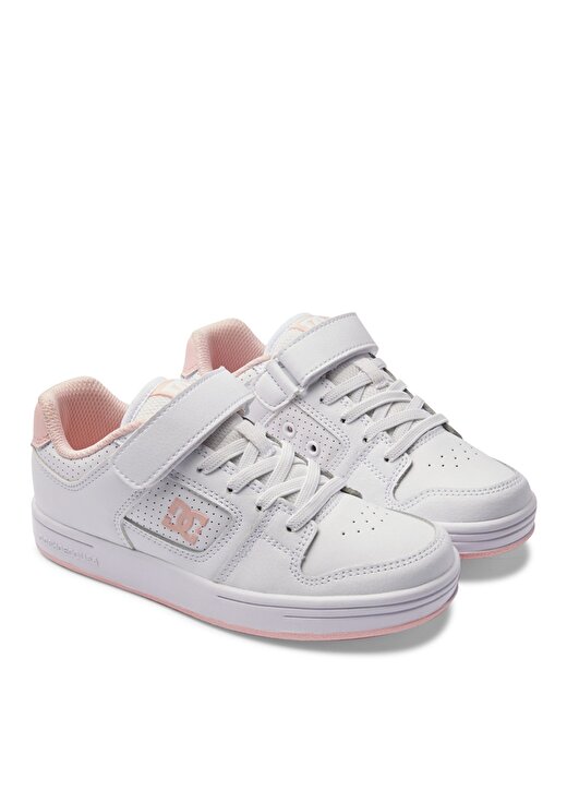 Dc Beyaz - Pembe Kız Çocuk Deri + Tekstil Yürüyüş Ayakkabısı ADGS100100 2