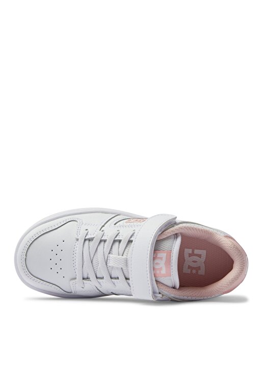 Dc Beyaz - Pembe Kız Çocuk Deri + Tekstil Yürüyüş Ayakkabısı ADGS100100 3