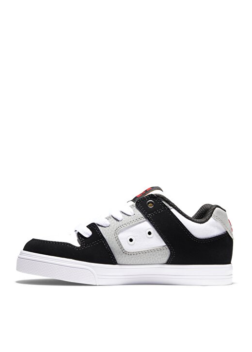 Dc Siyah - Beyaz - Kırmızı Erkek Çocuk Deri + Tekstil Yürüyüş Ayakkabısı ADBS300267 3