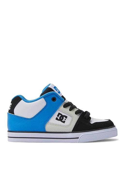 Dc Gri - Mavi - Siyah Erkek Çocuk Deri + Tekstil Yürüyüş Ayakkabısı ADBS300377 1