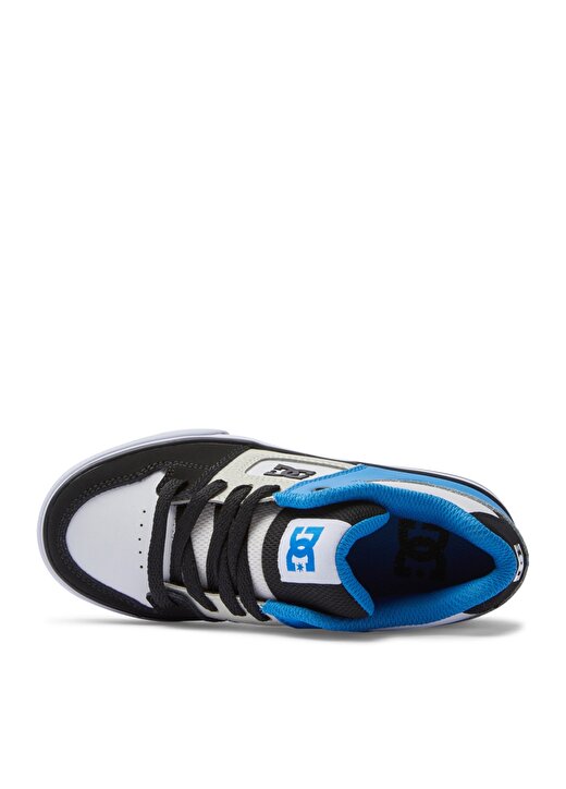 Dc Gri - Mavi - Siyah Erkek Çocuk Deri + Tekstil Yürüyüş Ayakkabısı ADBS300377 4