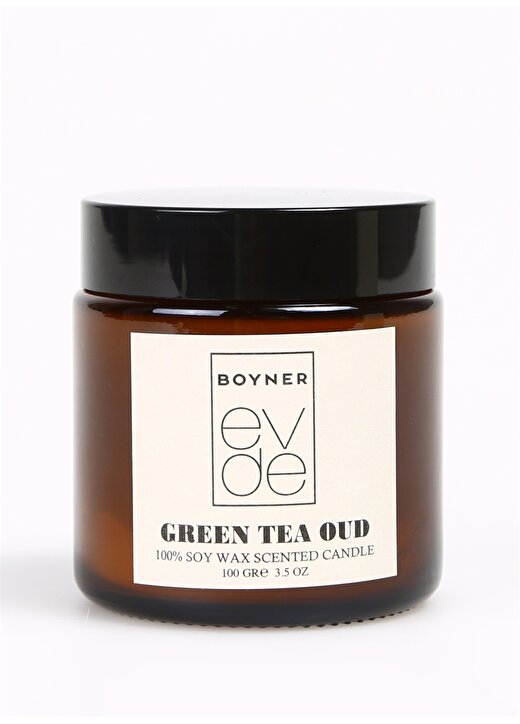 Boyner Evde Green Tea & Oud Kavanoz Mum 1