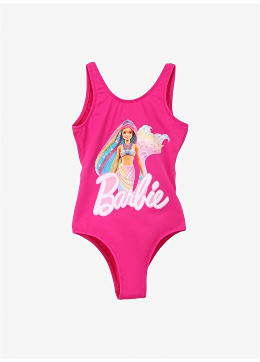 Barbie Pembe Kız Çocuk Mayo BRB4SG-MYO6003 1