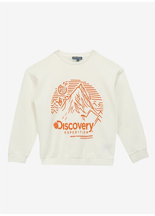 Discovery Expedition Kırık Beyaz Kız Çocuk Sweatshirt IS1230014009001 1