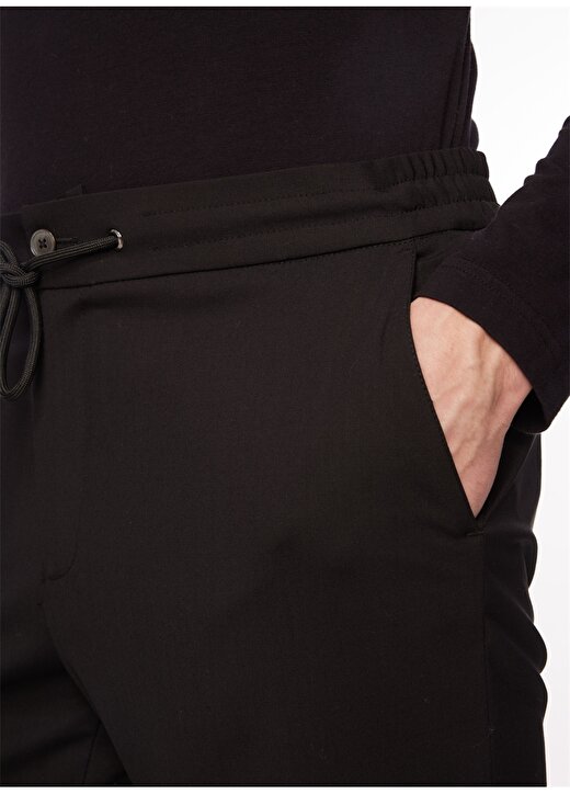 Tombolini Standart Bel Normal Paça Slim Fit Siyah Erkek Pantolon PSL3_EK80 4