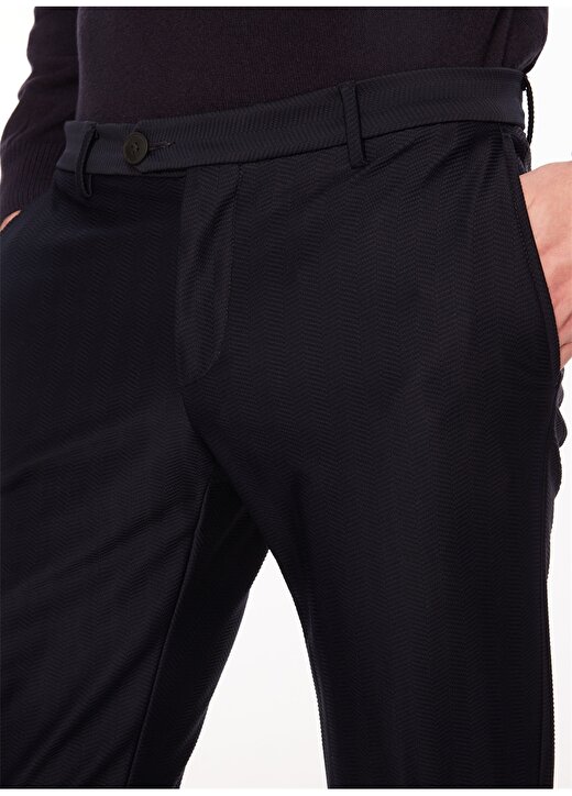 Tombolini Standart Bel Normal Paça Slim Fit Koyu Lacivert Erkek Pantolon PS34_IYQR 4