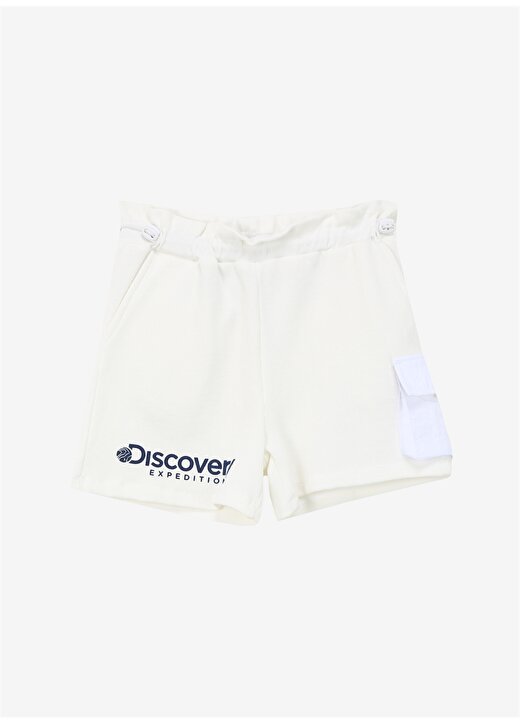 Discovery Expedition Beyaz Kız Çocuk Şort D4SG-SHT3081 1