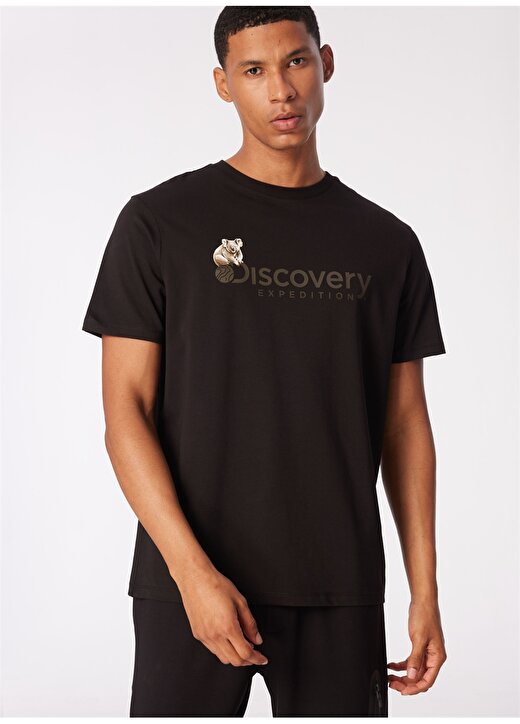 Discovery Expedition Siyah Erkek T-Shirt D4SM-TST3302 3