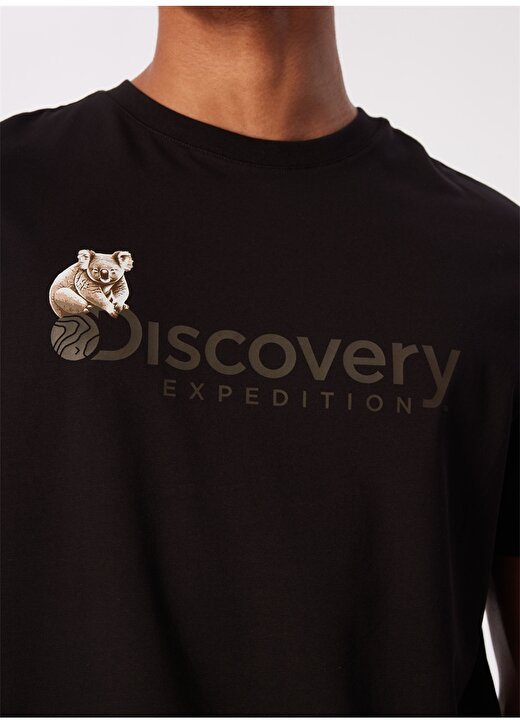 Discovery Expedition Siyah Erkek T-Shirt D4SM-TST3302 4