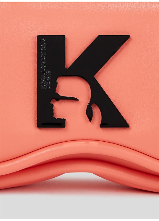 Karl Lagerfeld Jeans Mercan Kadın 26X16x10 Cm Çapraz Çanta 235J3041183 3