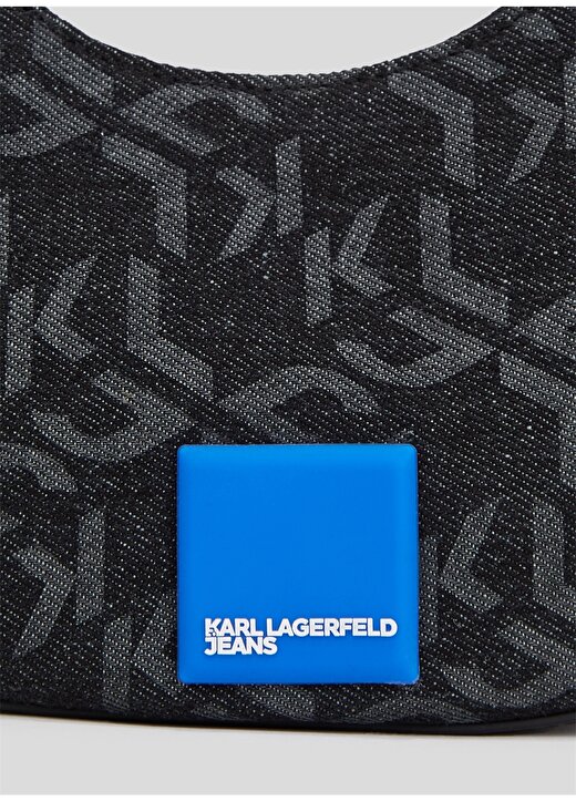 Karl Lagerfeld Jeans Siyah Kadın 26X34x6 Cm Omuz Çantası 236J3015113 3