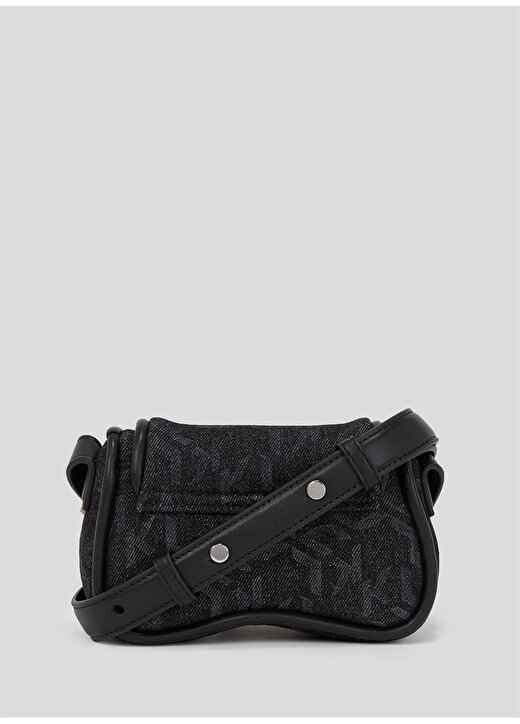 Karl Lagerfeld Jeans Siyah Kadın 17X9,5X5,5 Cm Çapraz Çanta 236J3026113 4