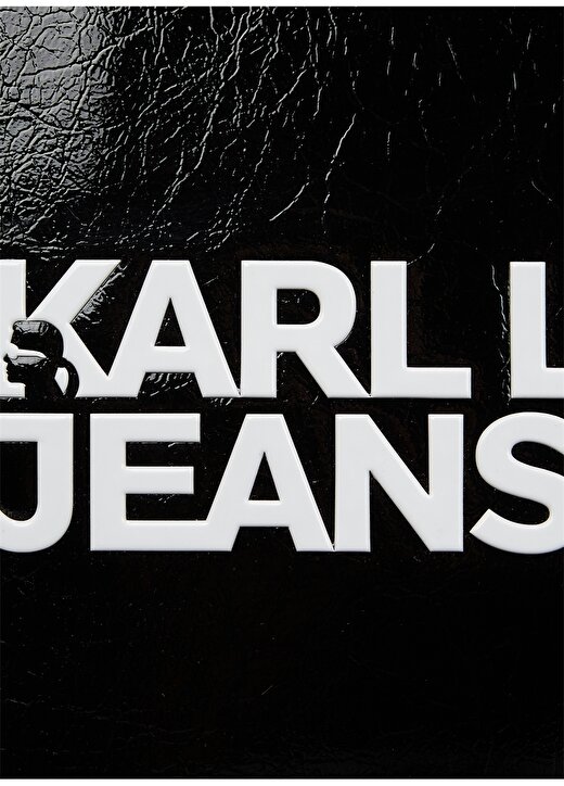 Karl Lagerfeld Jeans Siyah Kadın 38X28x13 Cm Omuz Çantası 236J3013101 3