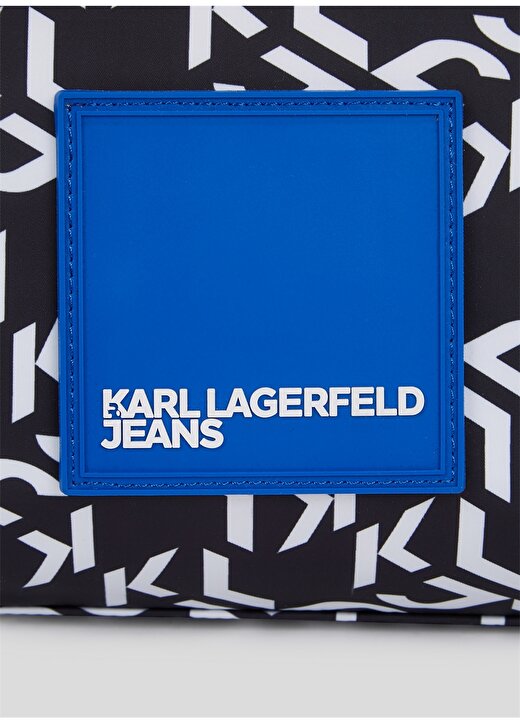 Karl Lagerfeld Jeans Siyah - Beyaz Kadın 38X34x22 Cm Omuz Çantası 236J3005188 2