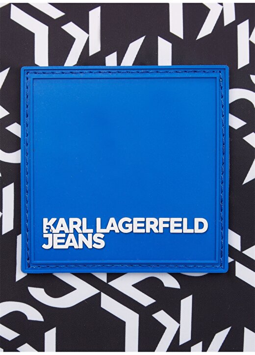 Karl Lagerfeld Jeans Siyah - Beyaz Kadın 30,5X41x15 Cm Sırt Çantası 236J3030188 4