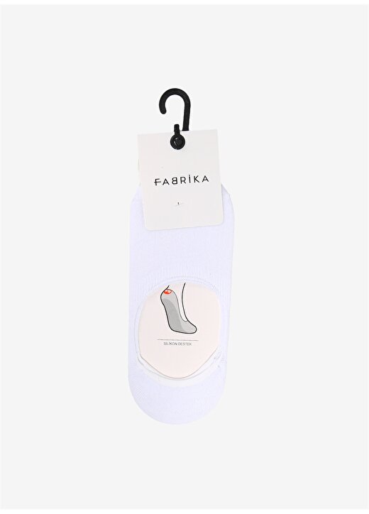 Fabrika Beyaz Kadın Babet Çorabı BBT-ROT-KDN 1