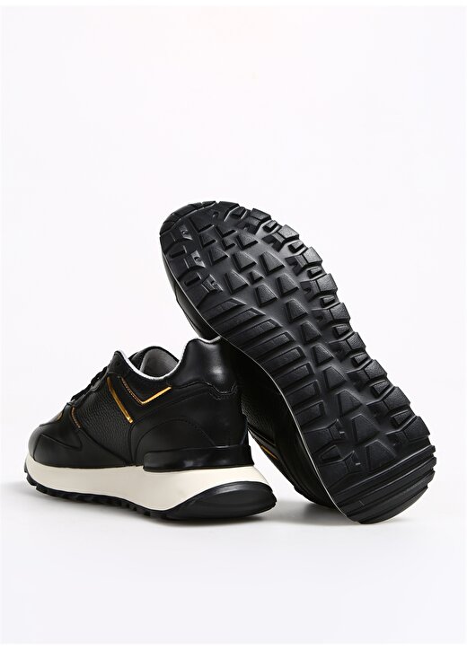 Roberto Cavalli Siyah Kadın Deri Sneaker 20623B 4