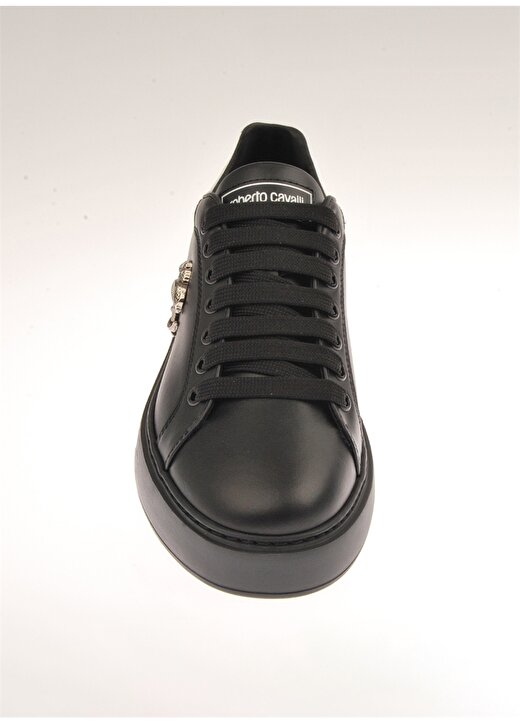 Roberto Cavalli Siyah Kadın Deri Sneaker 20611D 3