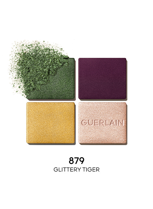 Guerlain Ombres G 879 Glittery Tiger 8.8gr Far Paleti 3