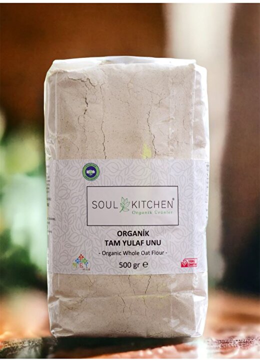 Soul Kitchen Organik Tam Yulaf Unu 500Gr 1