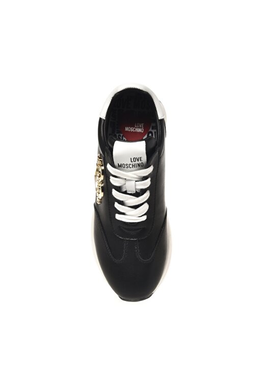 Love Moschino Siyah - Beyaz Kadın Deri Sneaker JA15074G1HIA100A 3