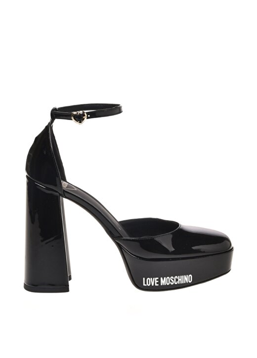 Love Moschino Siyah Kadın Deri Topuklu Ayakkabı JA1028CG1HIH0000 1