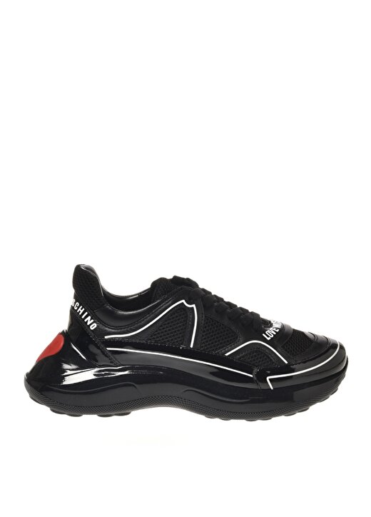 Love Moschino Siyah - Beyaz Kadın Sneaker JA15016G1HIQ500A 1