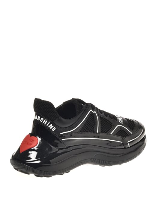 Love Moschino Siyah - Beyaz Kadın Sneaker JA15016G1HIQ500A 2
