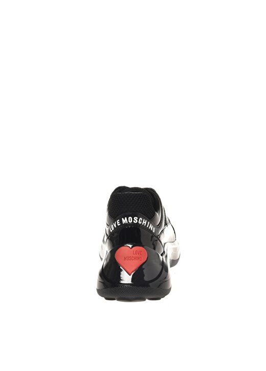 Love Moschino Siyah - Beyaz Kadın Sneaker JA15016G1HIQ500A 4