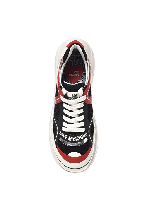 Love Moschino Siyah - Kırmızı Kadın Sneaker JA15016G1HIQ600A 3