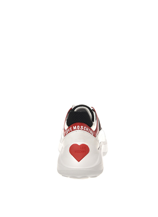 Love Moschino Siyah - Kırmızı Kadın Sneaker JA15016G1HIQ600A   4