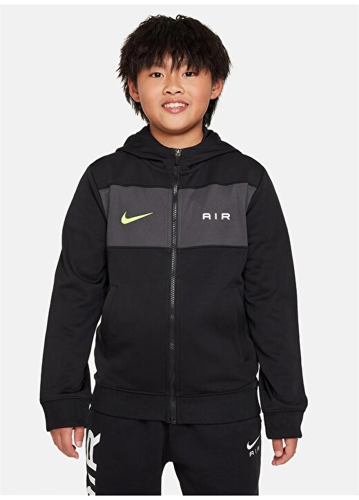 Nike Siyah - Gri Erkek Çocuk Sweatshirt 1