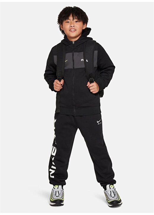 Nike Siyah - Gri Erkek Çocuk Sweatshirt 2