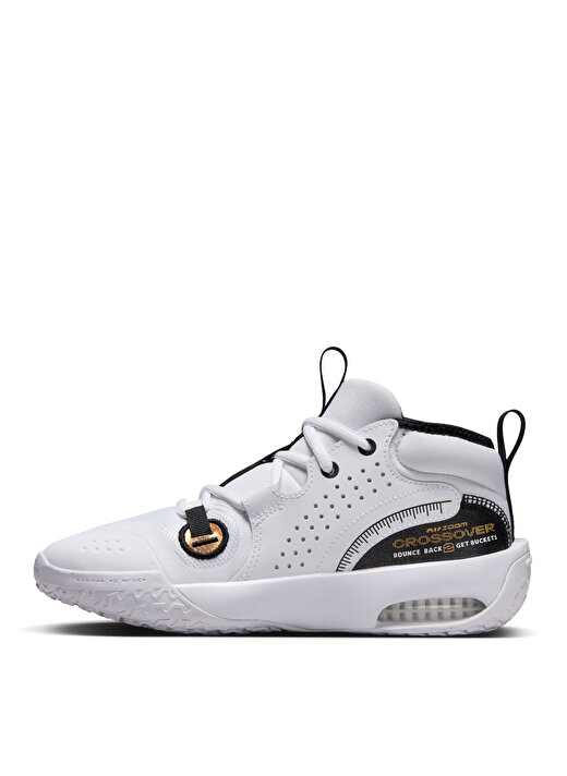 Nike Beyaz Erkek Çocuk Basketbol Ayakkabısı FB2689-100 NIKE AIR ZOOM CROSSOVER 2