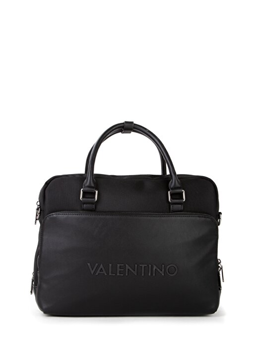 Valentino Siyah Erkek 38X31x11 Cm Laptop Çantası VBS7C316 1