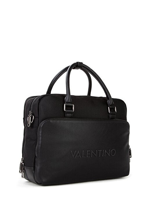 Valentino Siyah Erkek 38X31x11 Cm Laptop Çantası VBS7C316 2