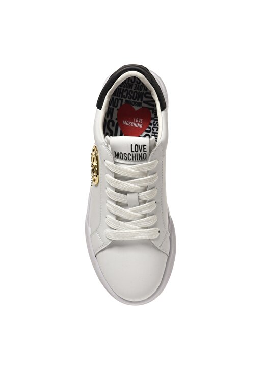 Love Moschino Beyaz - Siyah Kadın Sneaker JA15914G0HIA110A 3