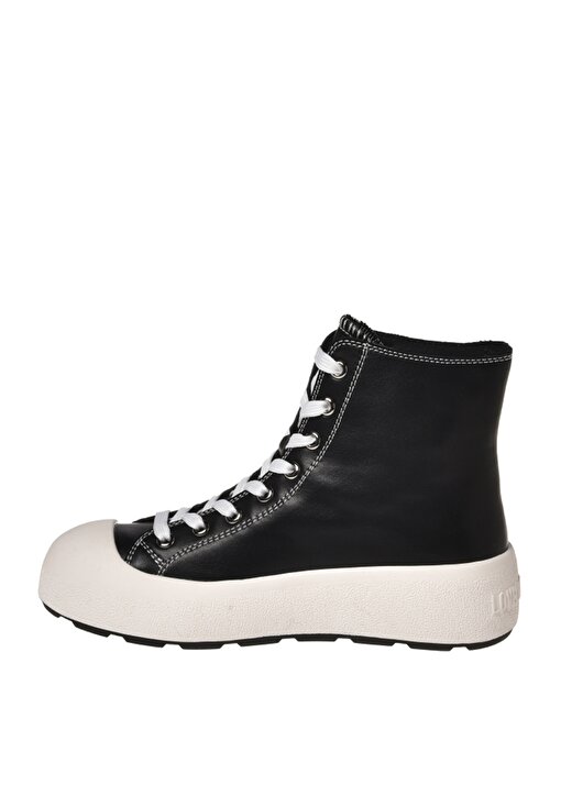 Love Moschino Siyah - Beyaz Kadın Sneaker JA15875G0HIA000A 2